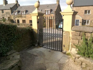 A bespoke metal gate