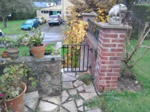 A small bespoke metal gate