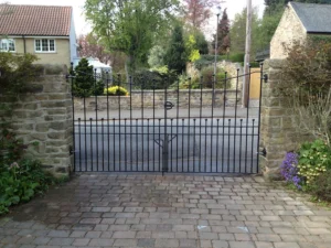 Bespoke domestic metal driveway gates